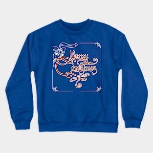 Merry Christmas Invitation Card Crewneck Sweatshirt